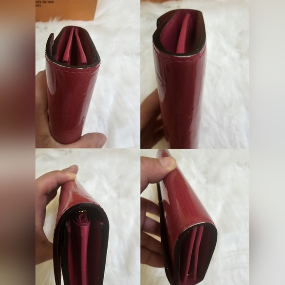 ❤️🎉HOST PICK 🎉❤️Authentic LV Sarah Long Wallet Portefeuille Monogram Vernis - Picture 15 of 16